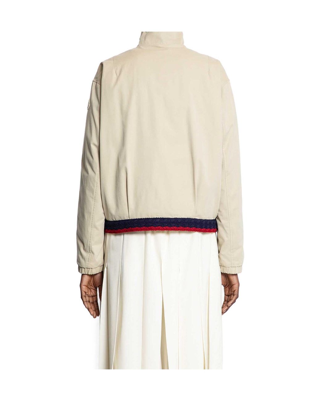 Moncler Natural Long-Sleeved Casual Jacket