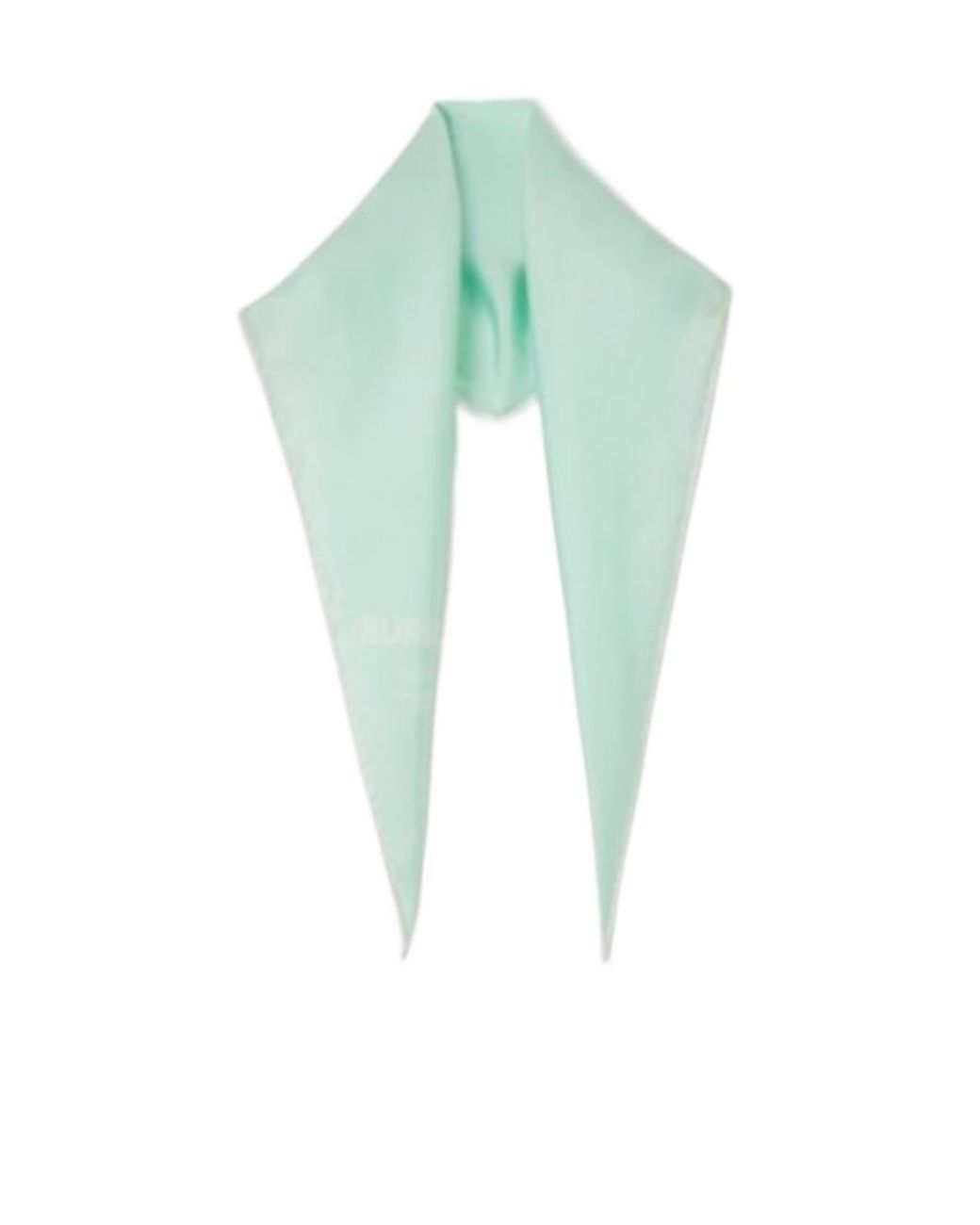 Burberry Green Horseferry-Print Silk Scarf
