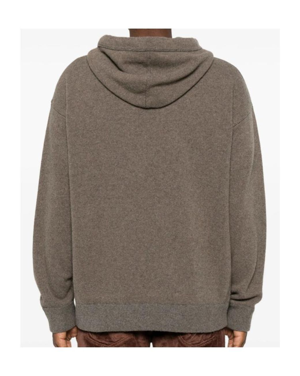 Roberto Collina Brown Long-Sleeve Knit Top for men