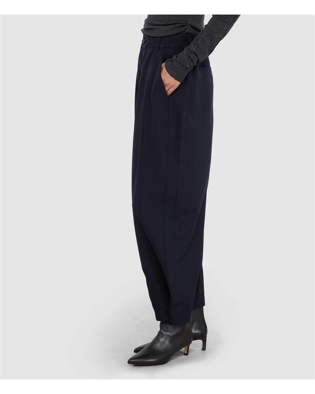 Soeur Blue Vernon Pleated Trousers