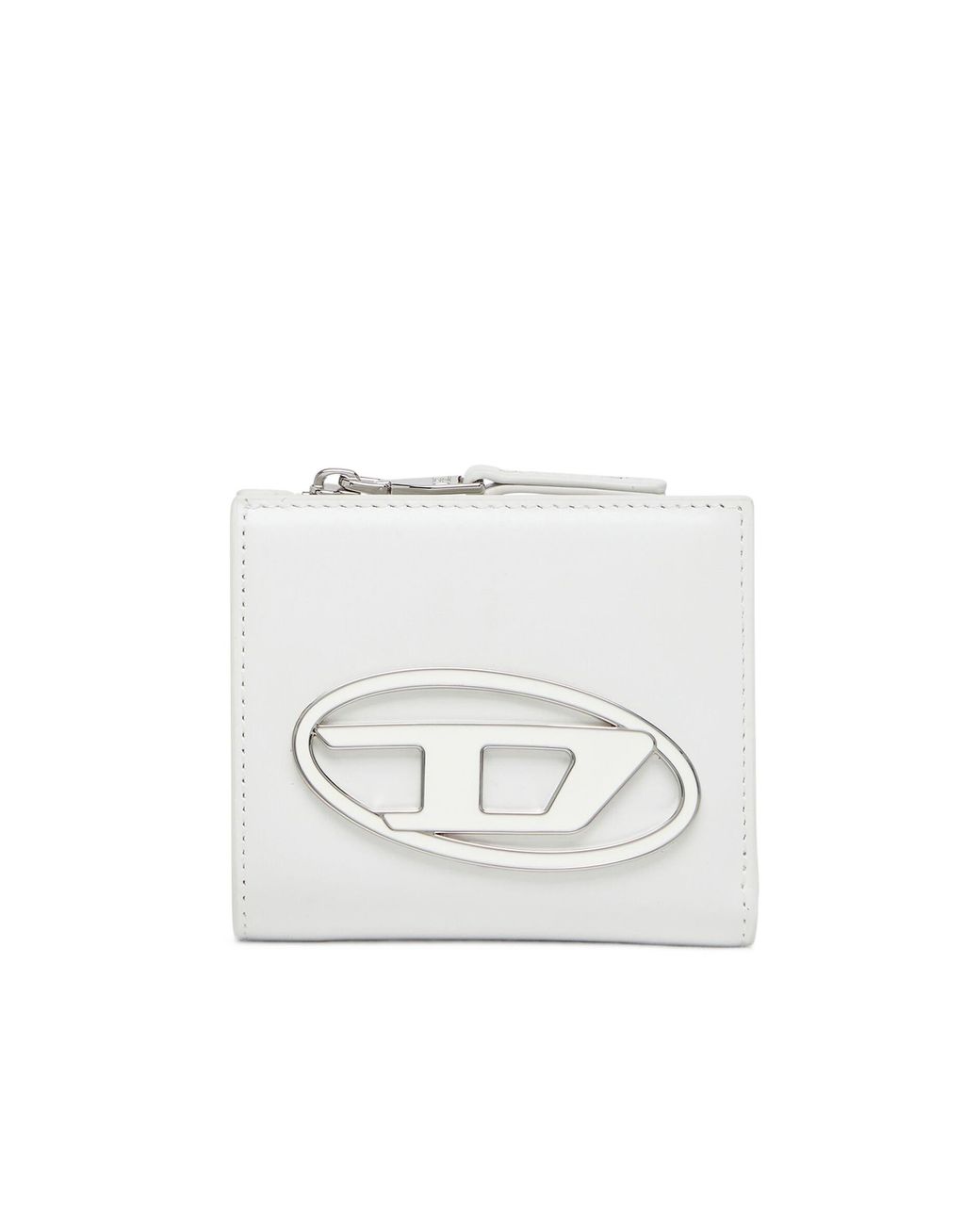 DIESEL White 1Dr Logo-Embellished Wallet