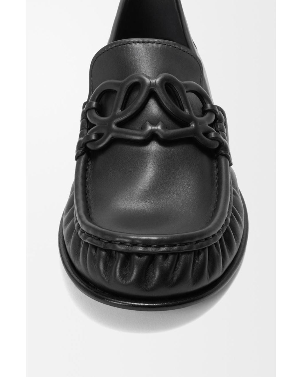 Loewe Black Double L Loafer