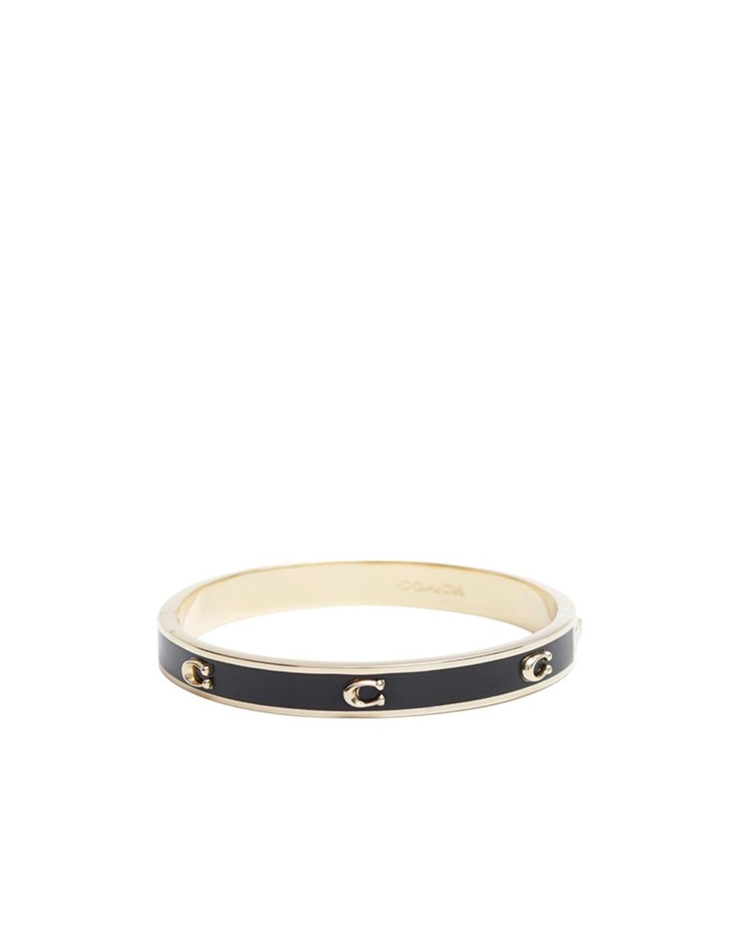 COACH White Logo Bracelet