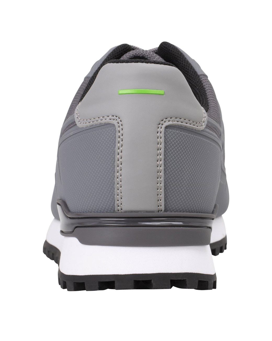 Boss Gray Laceup Lowtop Commuter Shoes for men