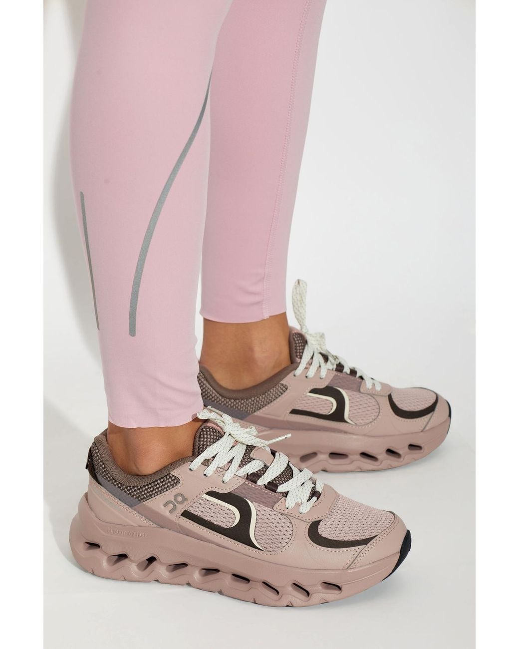 On Shoes Brown Lace-Up Sneakers