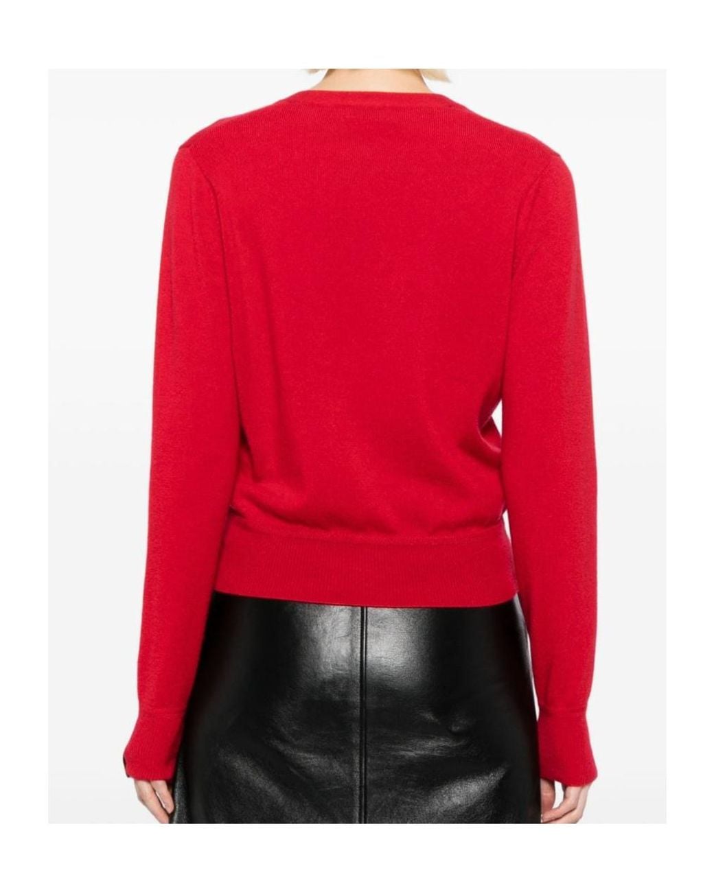 Bally Red Cashmere Cardigan