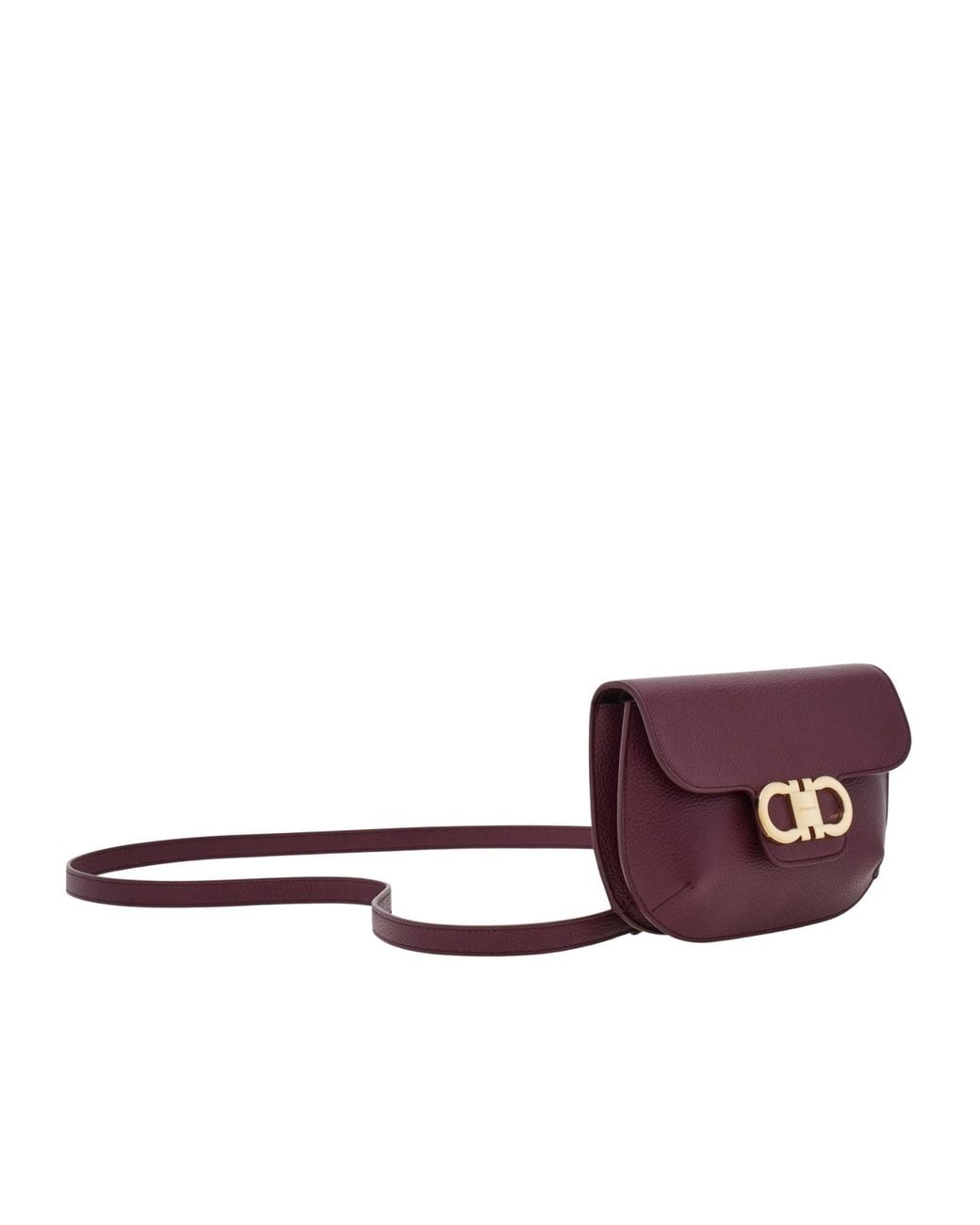 Ferragamo Purple Ferragamo Lizzy Shoulder Bag