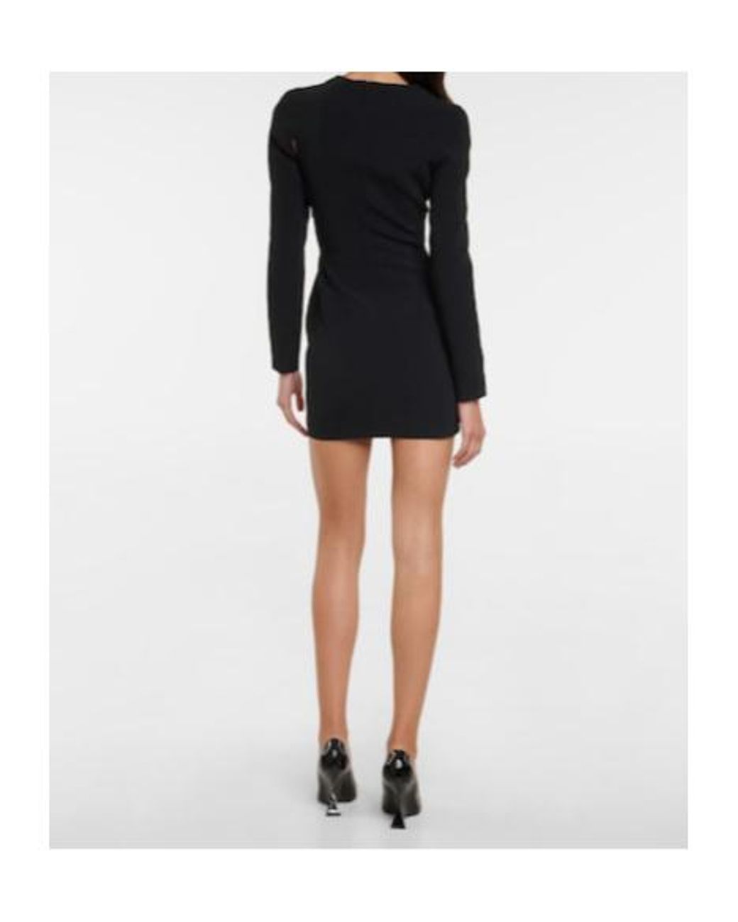 David Koma Black Cutout Minidress