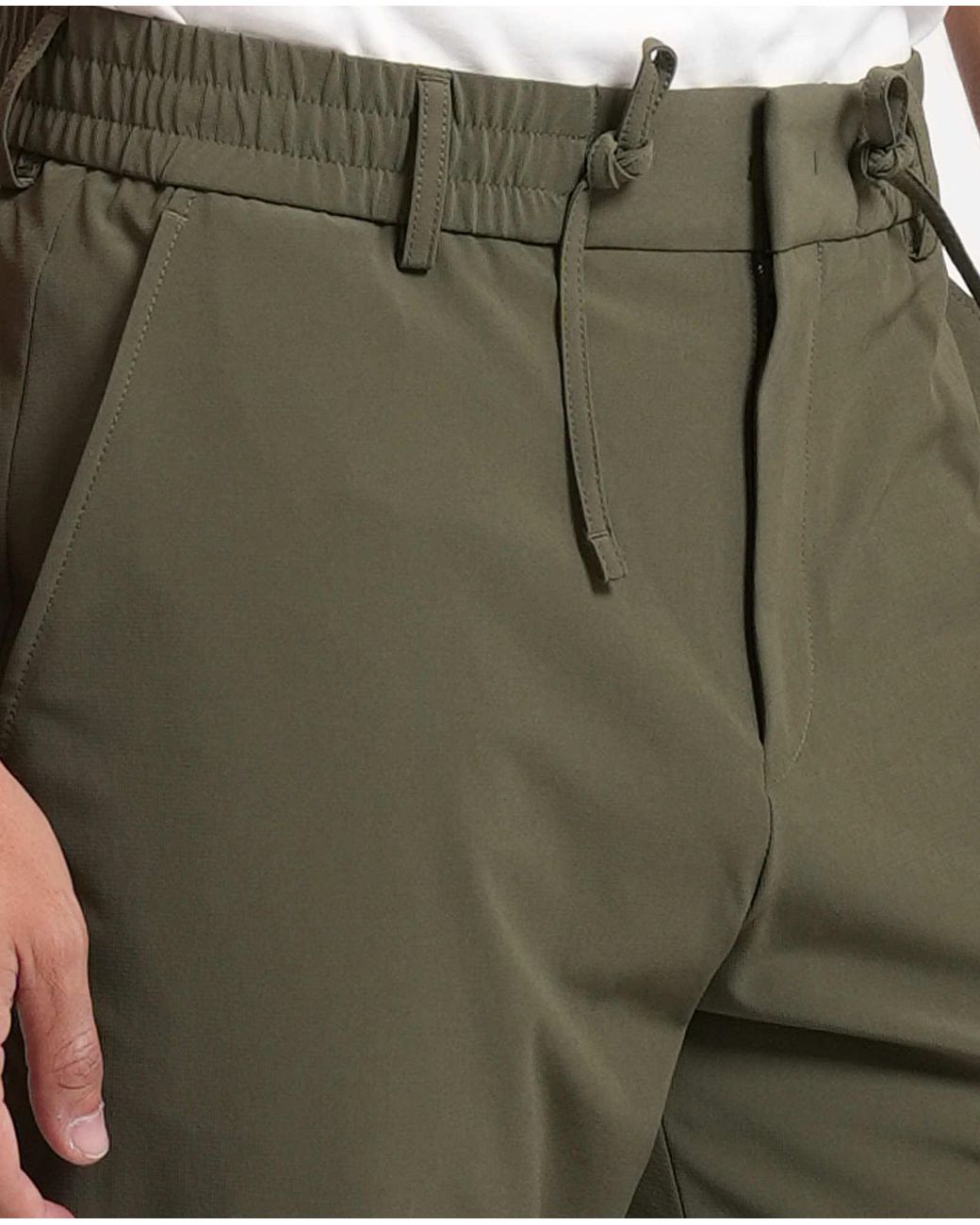 Boss Gray Trousers With Belt Loops for men