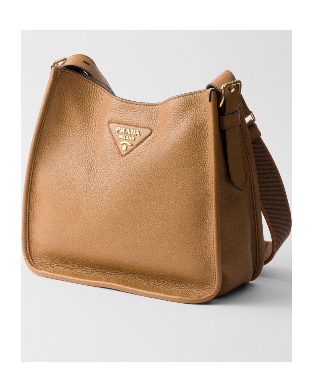 Prada Brown Hobo Crossbody Bag
