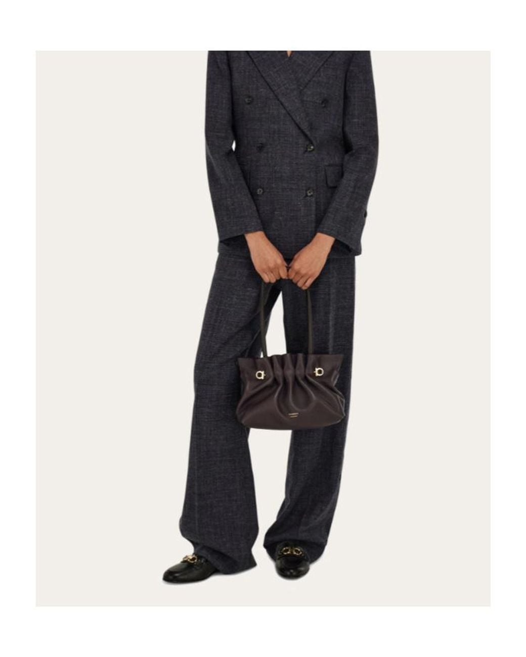 Ferragamo Black Ferragamo Soft-Bag (S)