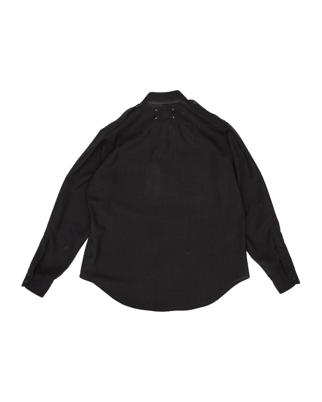 Maison Margiela Black Long-Sleeved Shirt for men