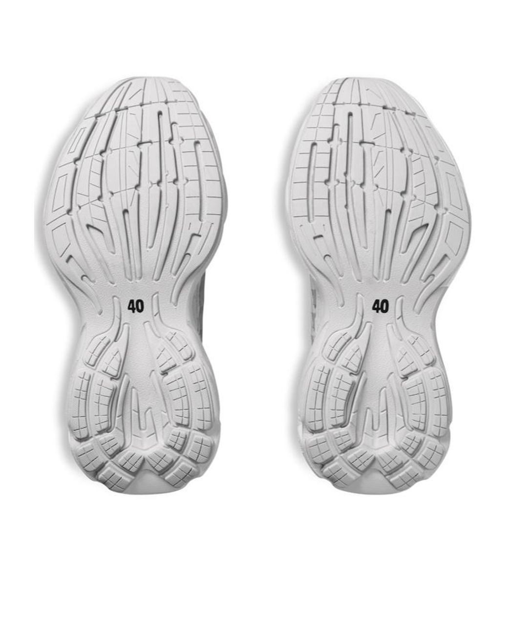 Balenciaga White Monday Lace-Up Sneakers