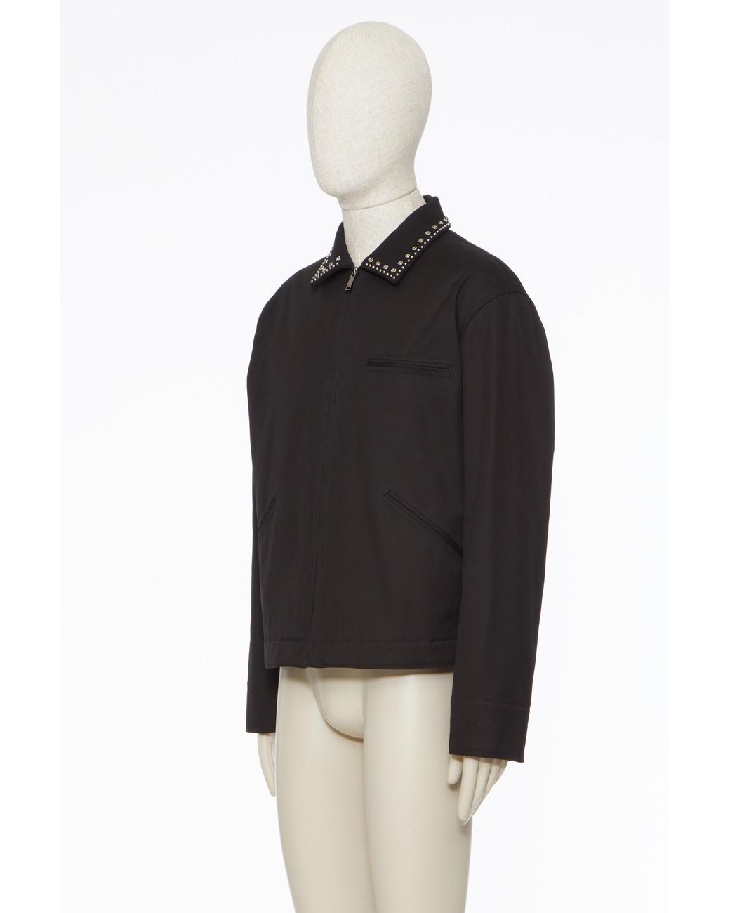 Valentino Black Long-Sleeved Casual Jacket for men
