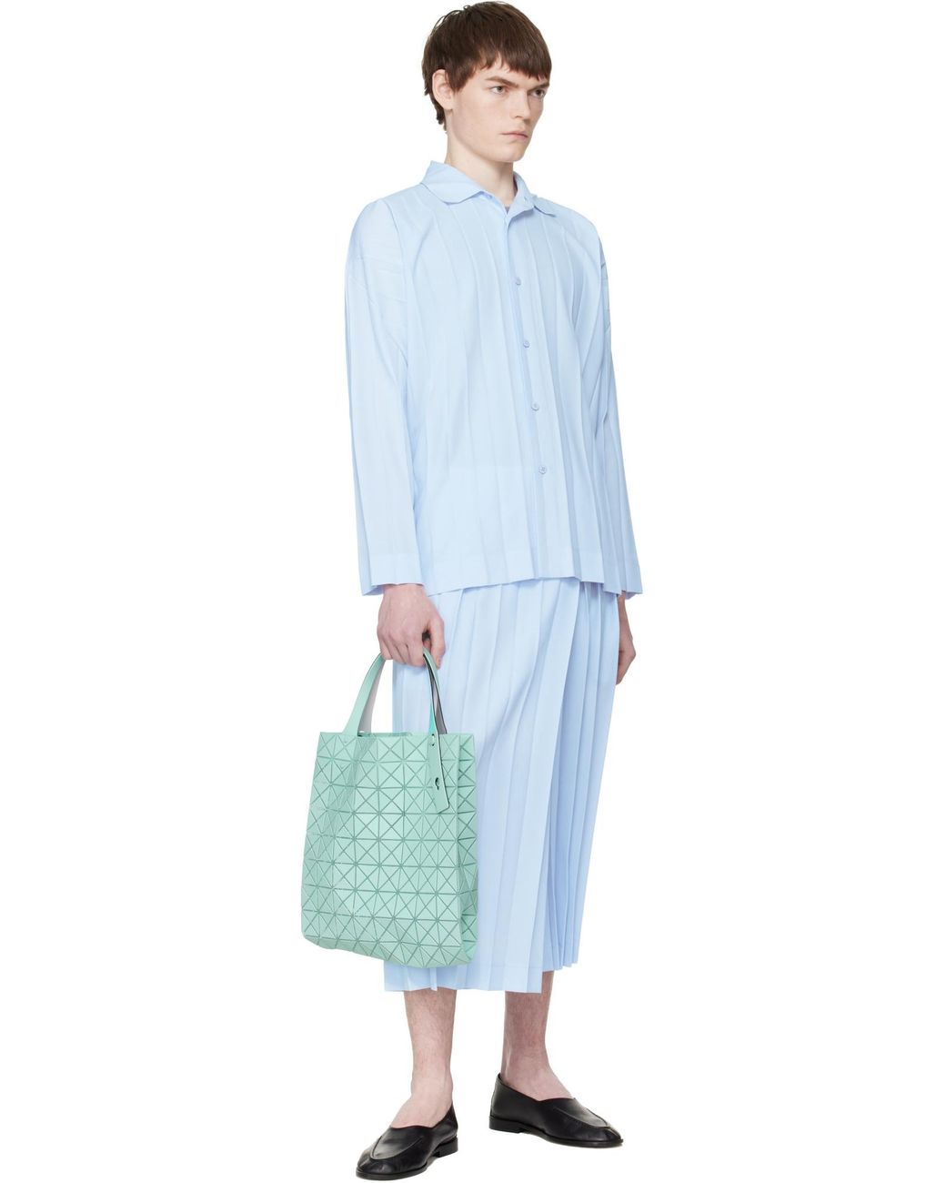 Issey Miyake Blue Prism Plus Tote Bag