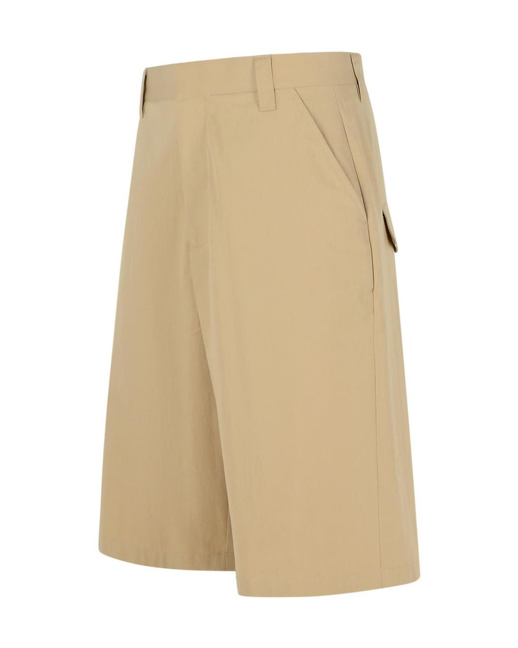 Moschino Natural Straight Leg Bermuda Shorts for men