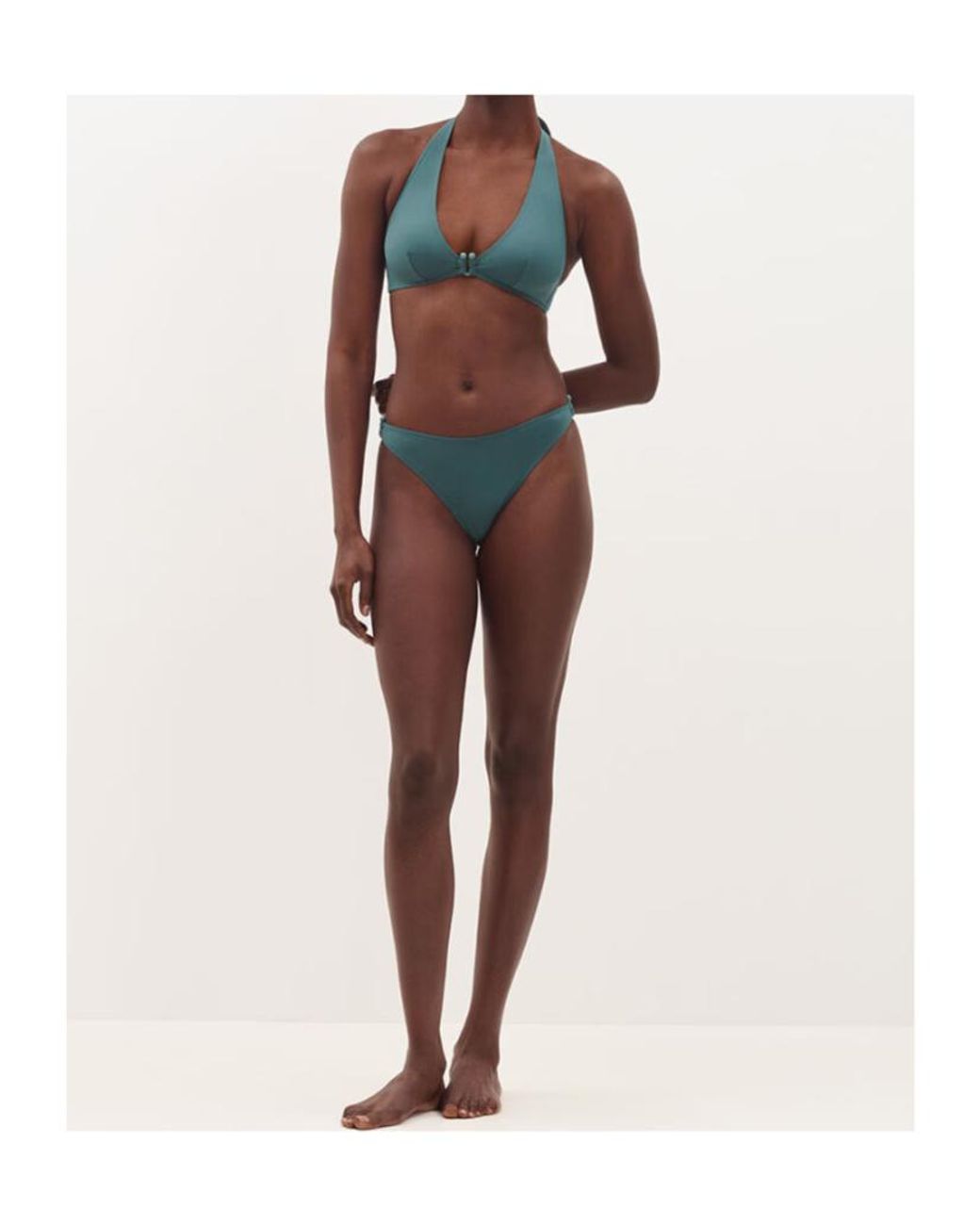 Eres Green Noctambule Triangle Bikini Top