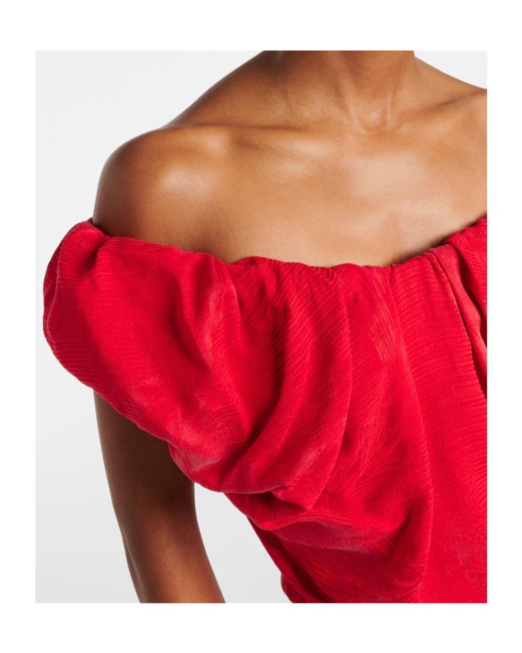 Vivienne Westwood Red Ginnie Jersey Midi Dress