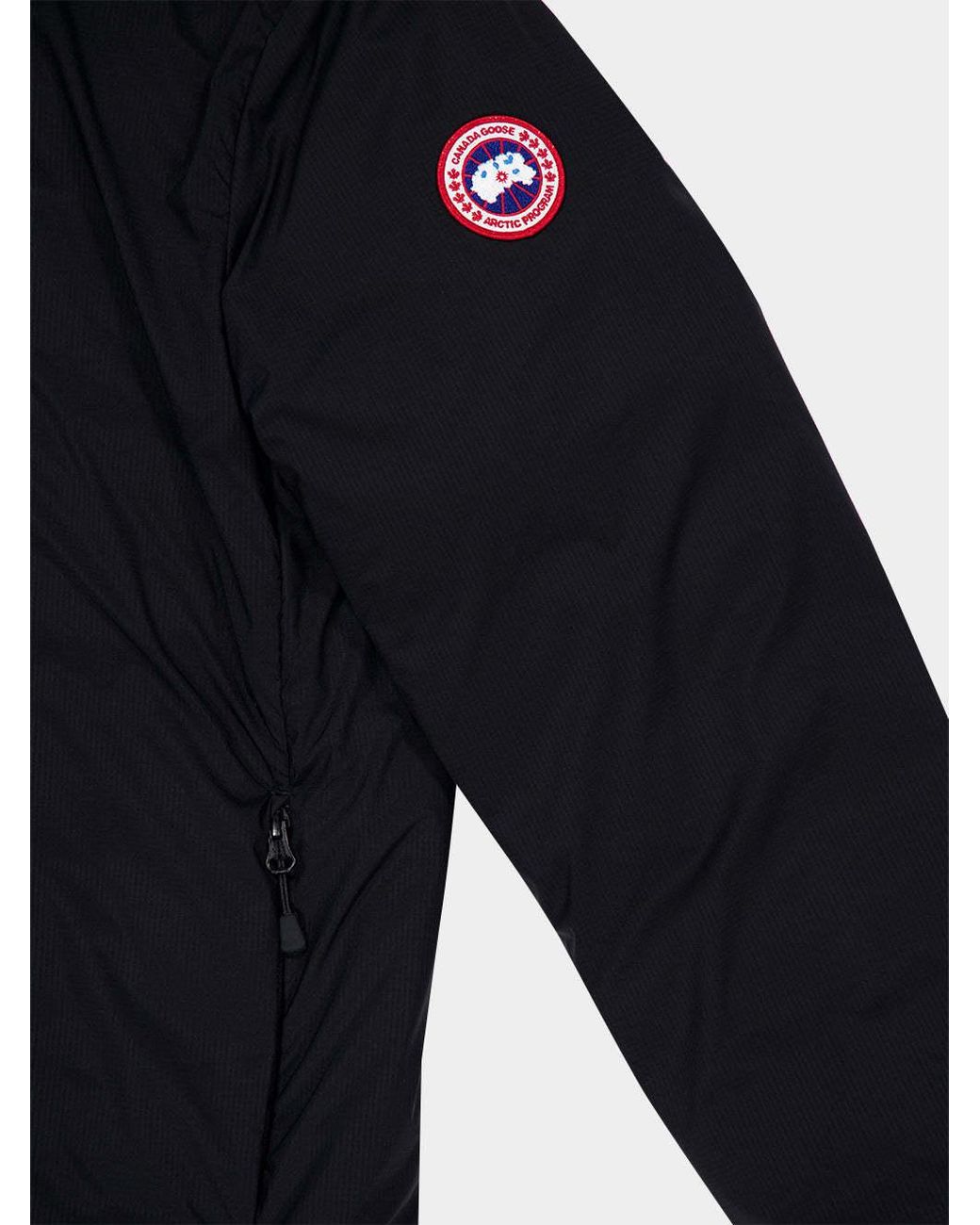 Canada Goose Black Lodge Hooded Down Jacket for men