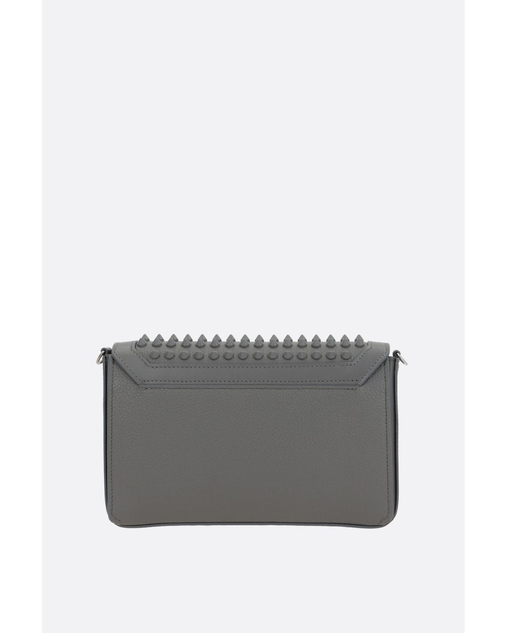 Christian Louboutin Gray Funky Spikes Wallet for men