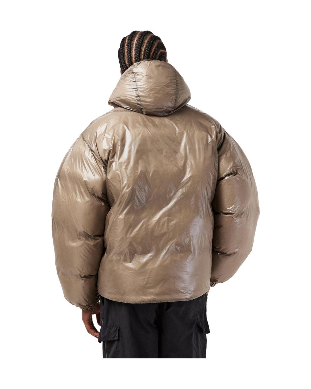 Roa Gray Smooth Down Quilted Jacket for men