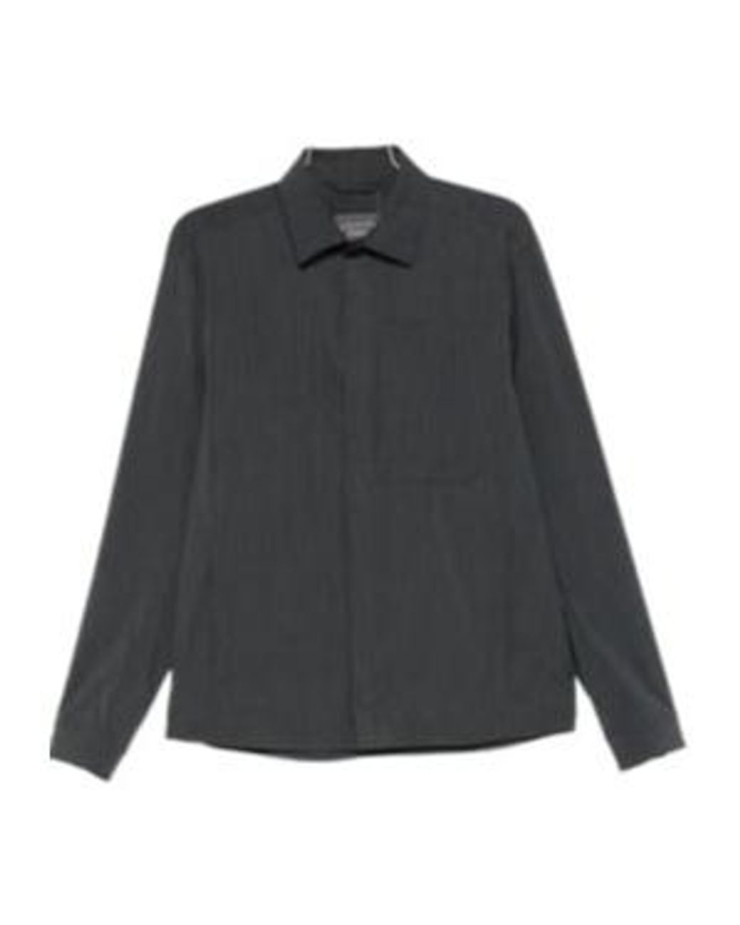 Herno Gray Long-Sleeved Shirt for men