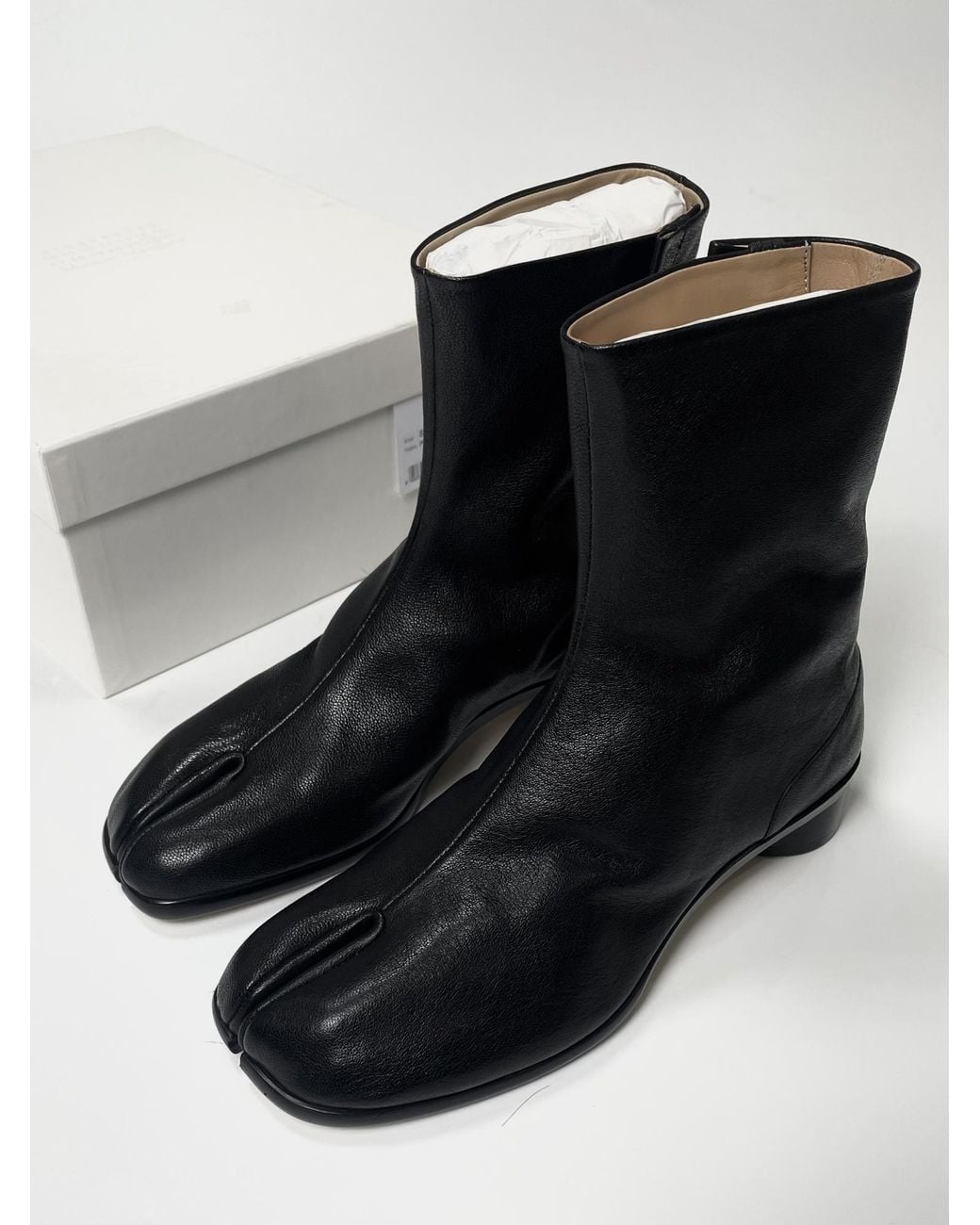 MM6 by Maison Margiela Black Boots for men