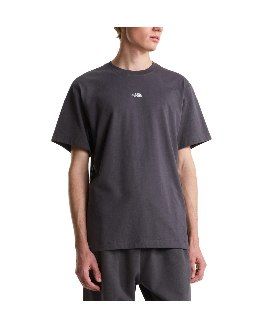 The North Face Blue Solid Color T-Shirt for men