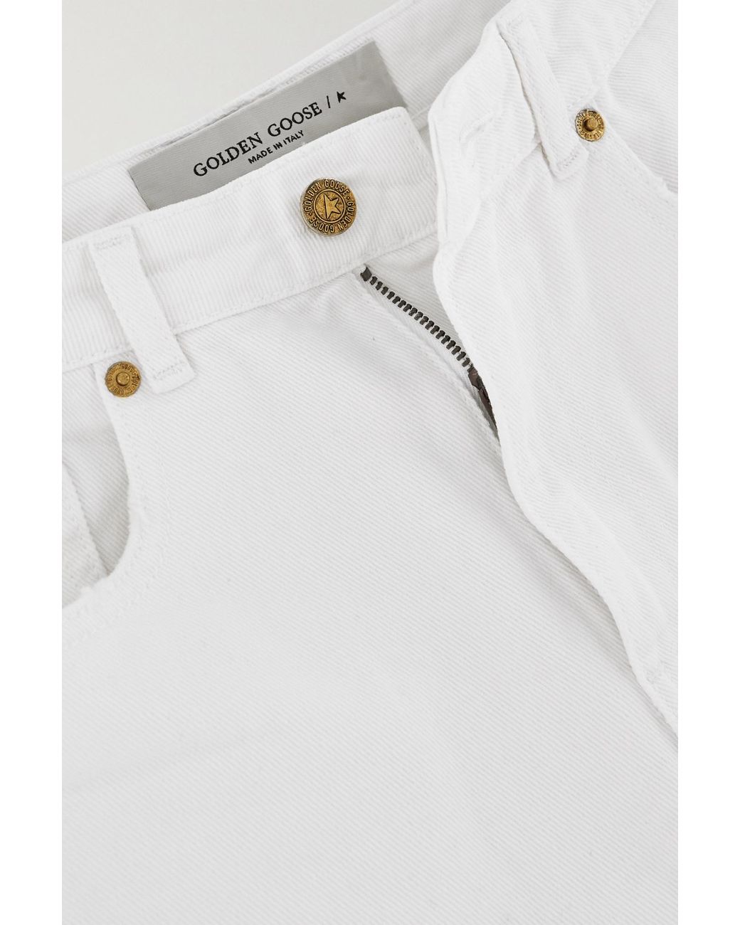 Golden Goose Deluxe Brand White Wide-Leg Jeans