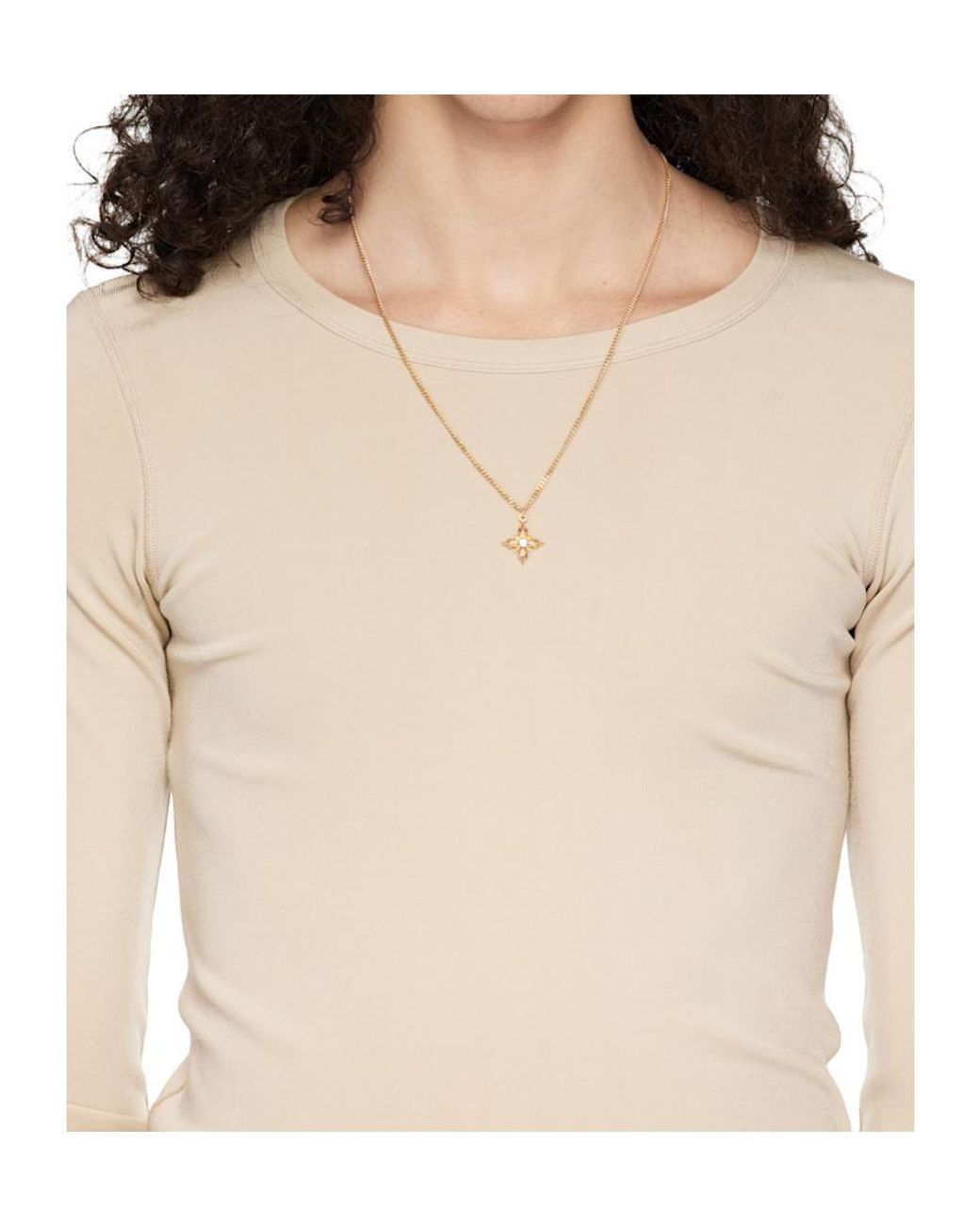 Emanuele Bicocchi White Stella Ventis Necklace for men