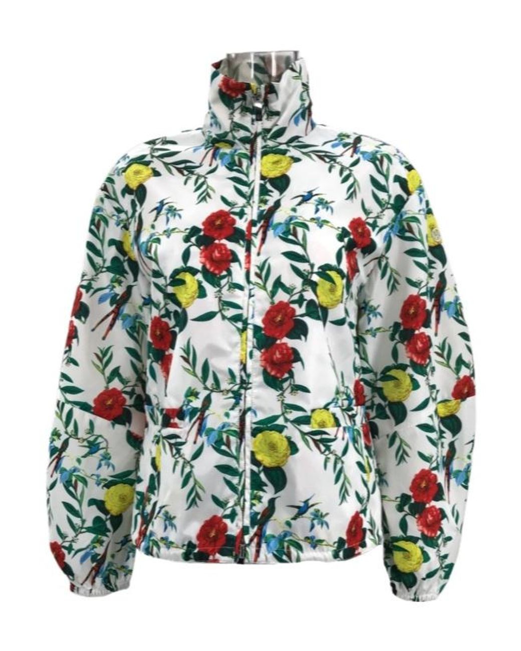 Armani Jeans Green Printed Zipper Casual Jacket