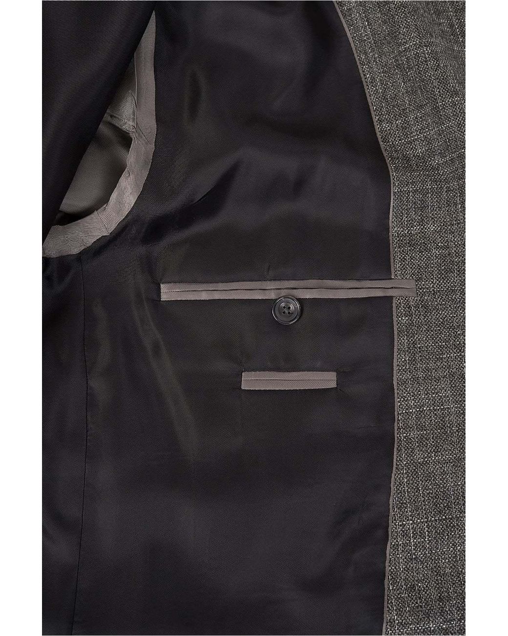 Boss Gray Long Sleeve Blazer for men