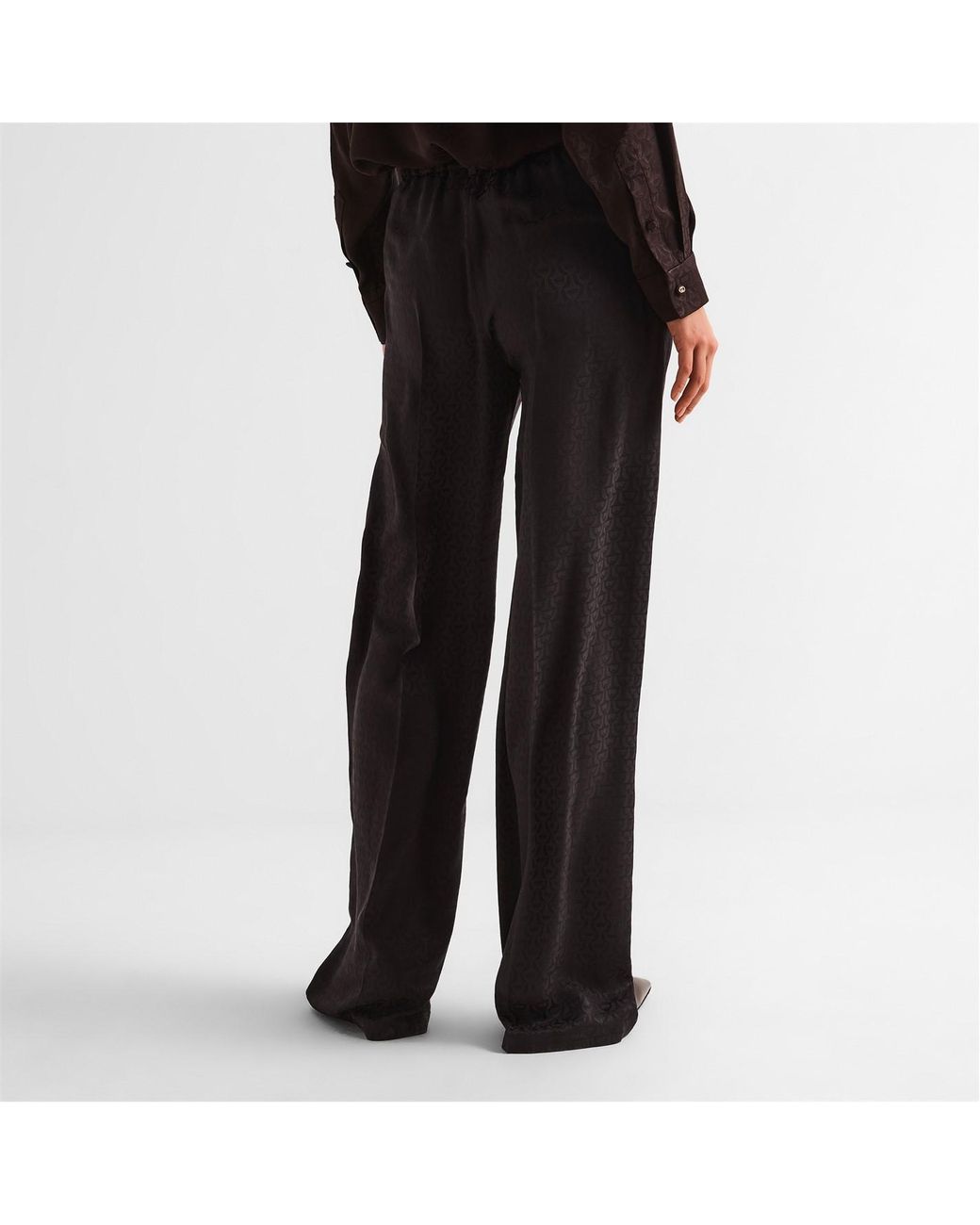 Gucci Blue Wide Leg Casual Pants
