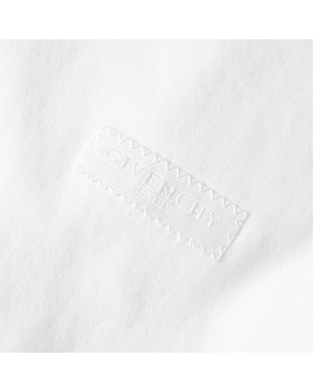 Givenchy White Crew-Neck Short-Sleeve T-Shirt for men