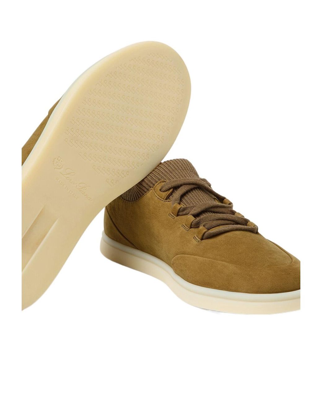 Loro Piana Brown Soho Walk Sneaker for men