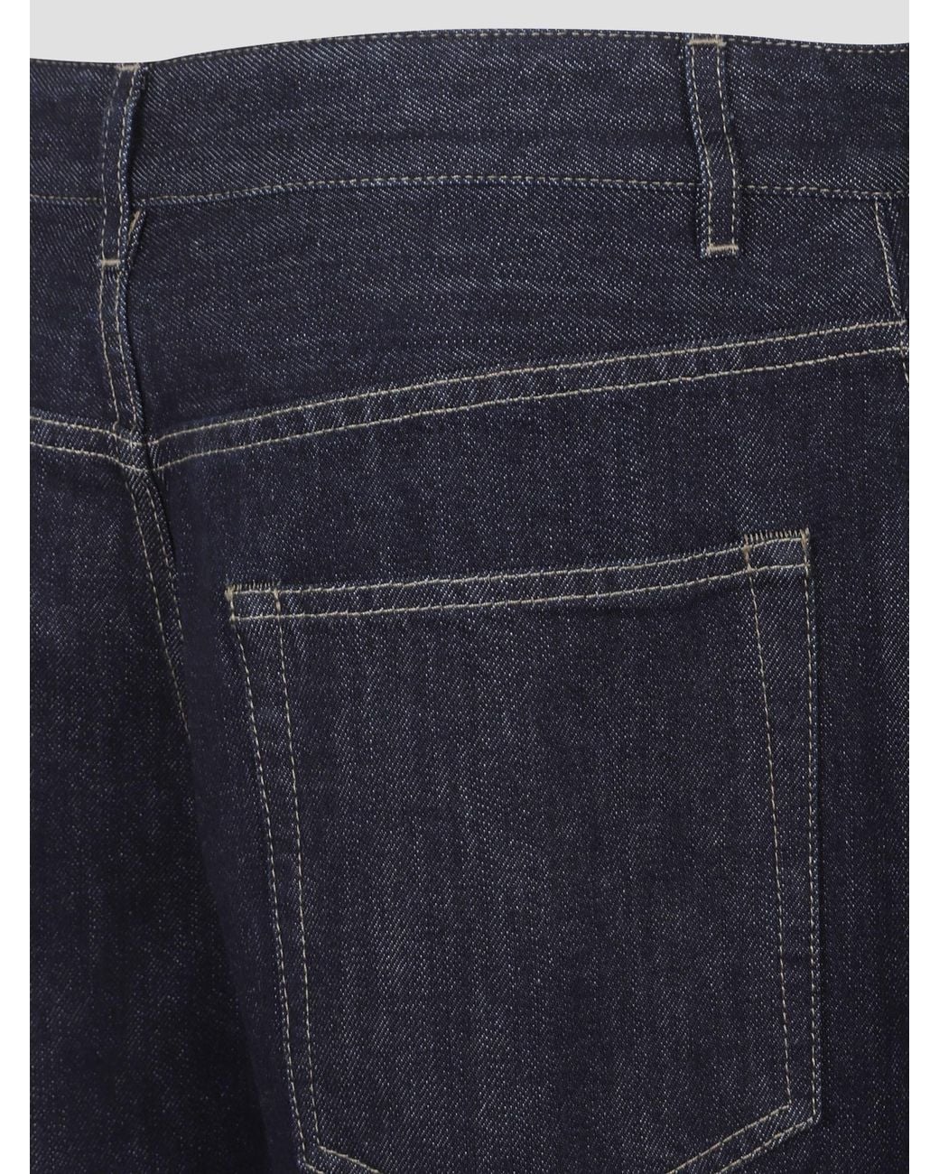 Jil Sander Blue Straight Leg Jeans for men