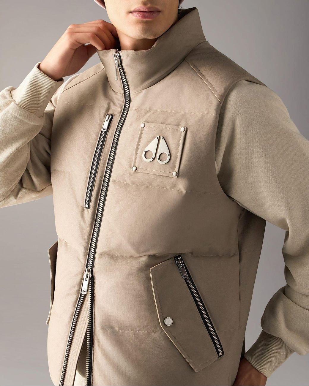 Moose Knuckles Brown Westmount Quilted Vest for men