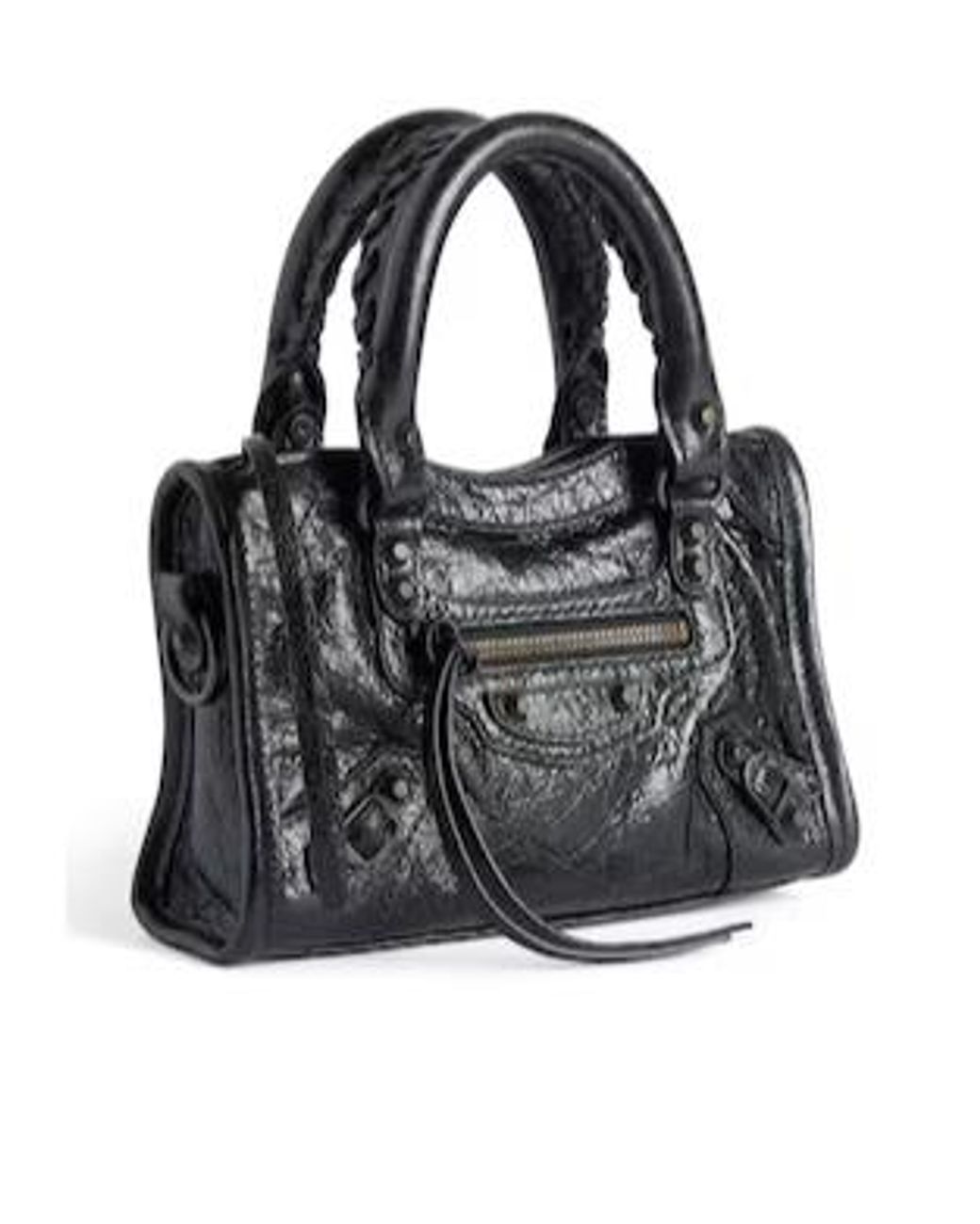 Balenciaga Black Le City Bag Nano Top Handle Bag