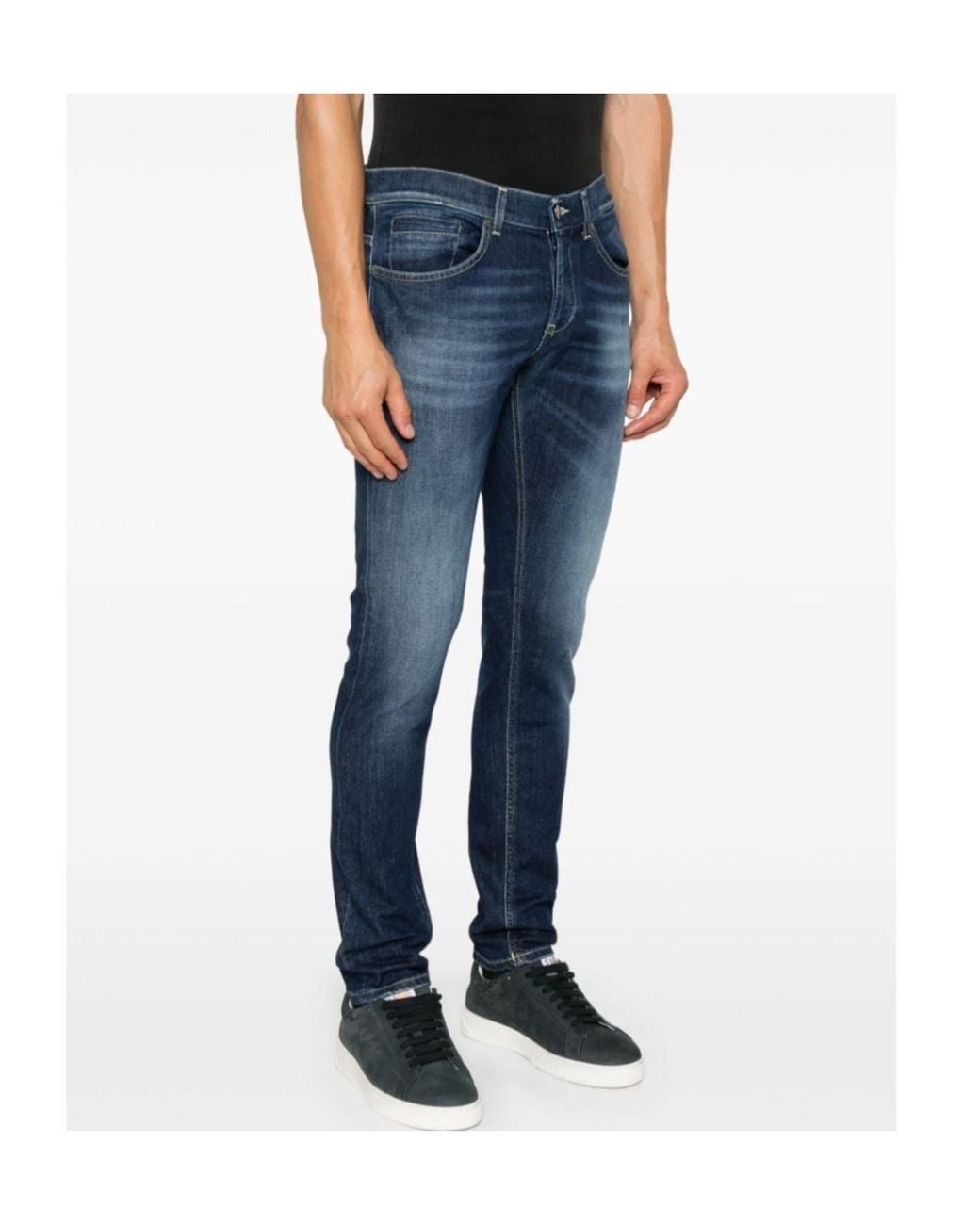 Dondup Blue George Skinny Jeans for men