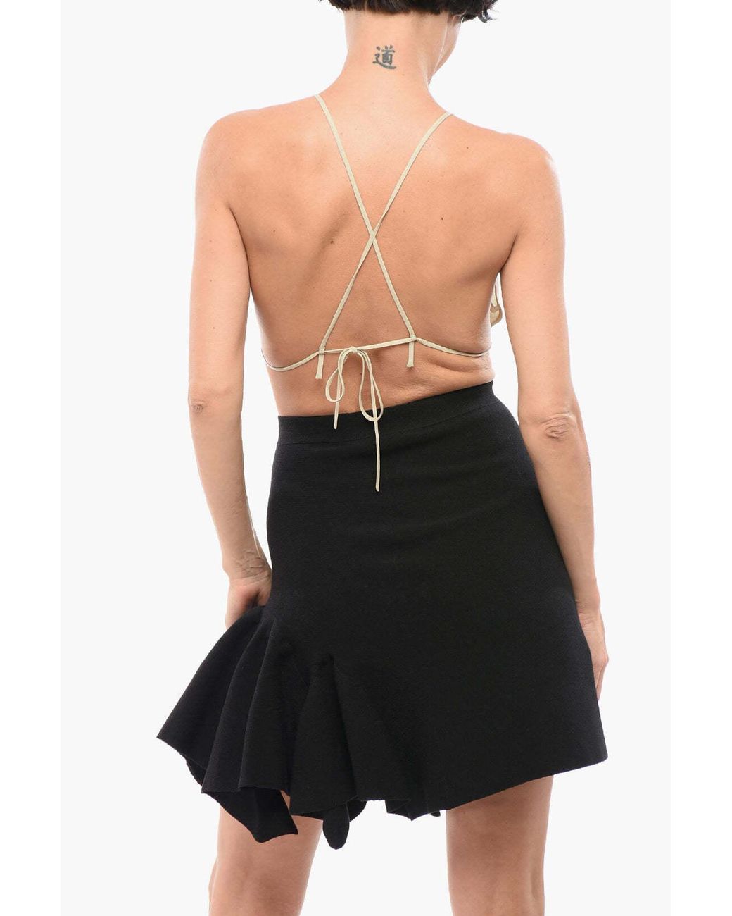 Philosophy Di Lorenzo Serafini Gray Rear-Closure Bra Top