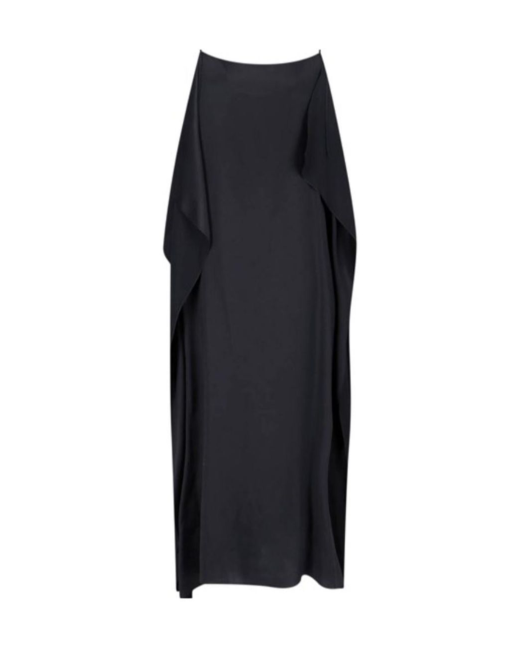 The Row Black Kilo Draped Dress