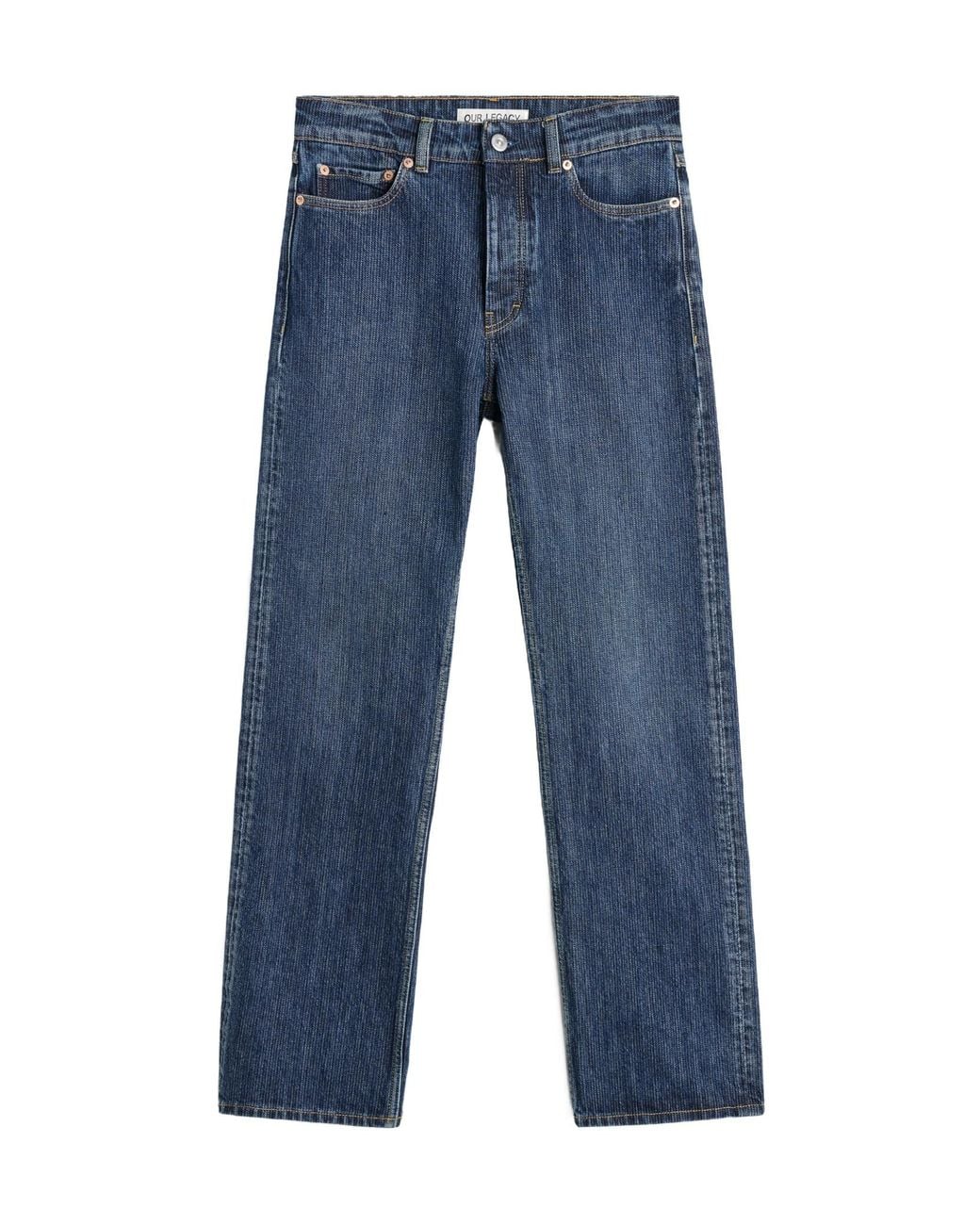 Our Legacy Blue Chain Denim Trousers
