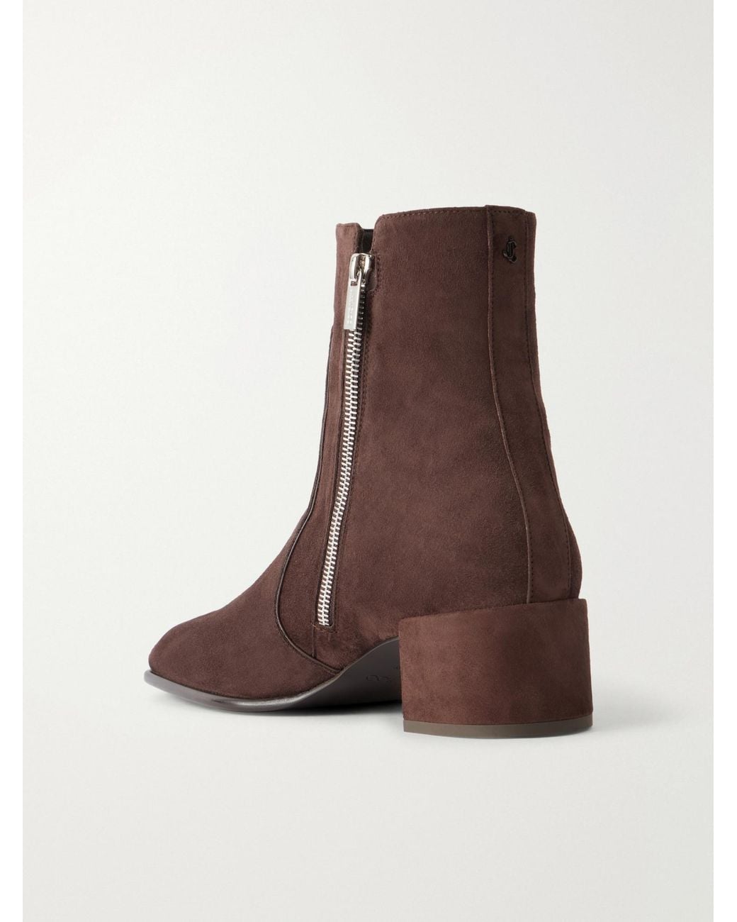Jimmy Choo Brown Suede Ankle Boots