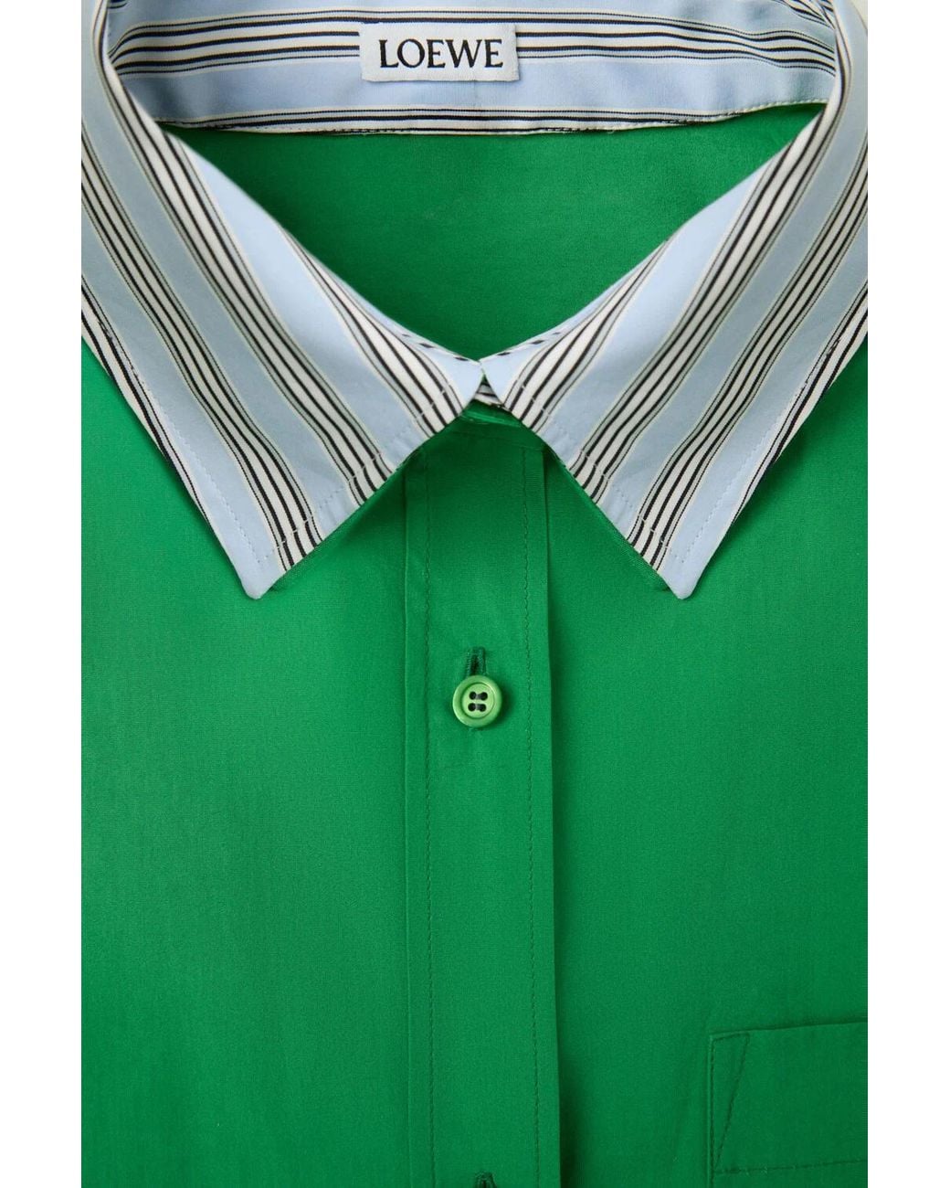 Loewe Green Shirt Dress