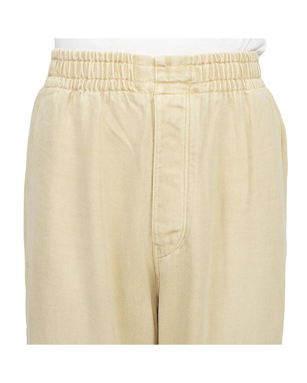 Isabel Marant Natural High Waist Straight Leg Jeans for men