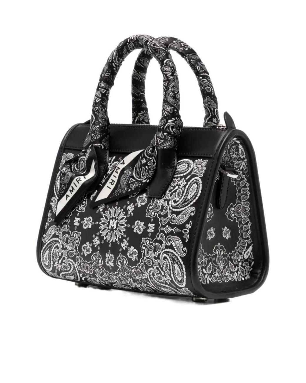 Amiri Black Bandana Micro Triangle Handbag