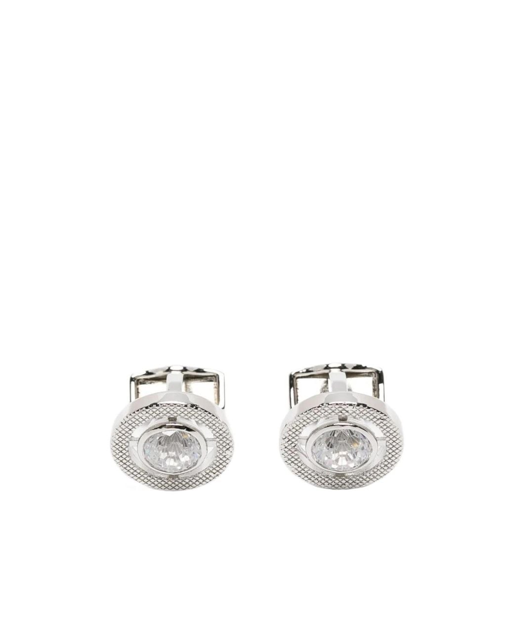 Tateossian White Halo Quartz Cufflinks for men