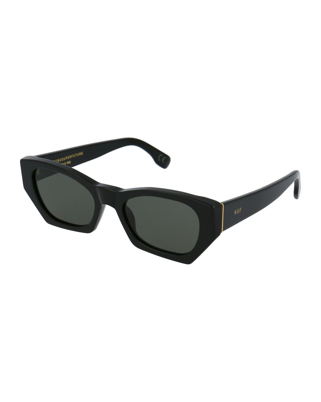 Retrosuperfuture Black Logo Sunglasses for men