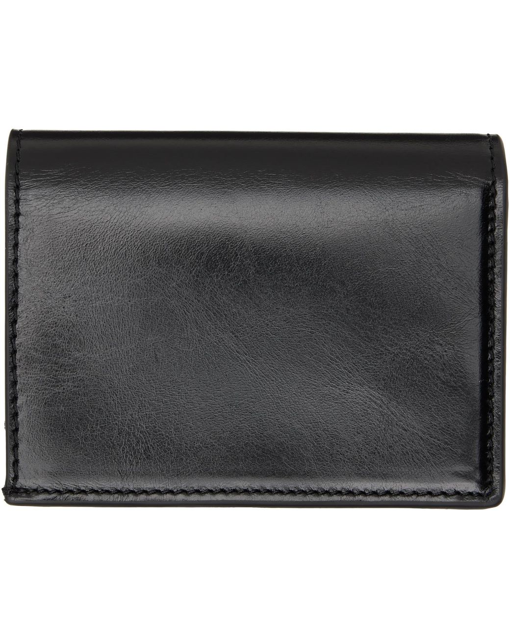 Versace Black Roomy Leather Wallet