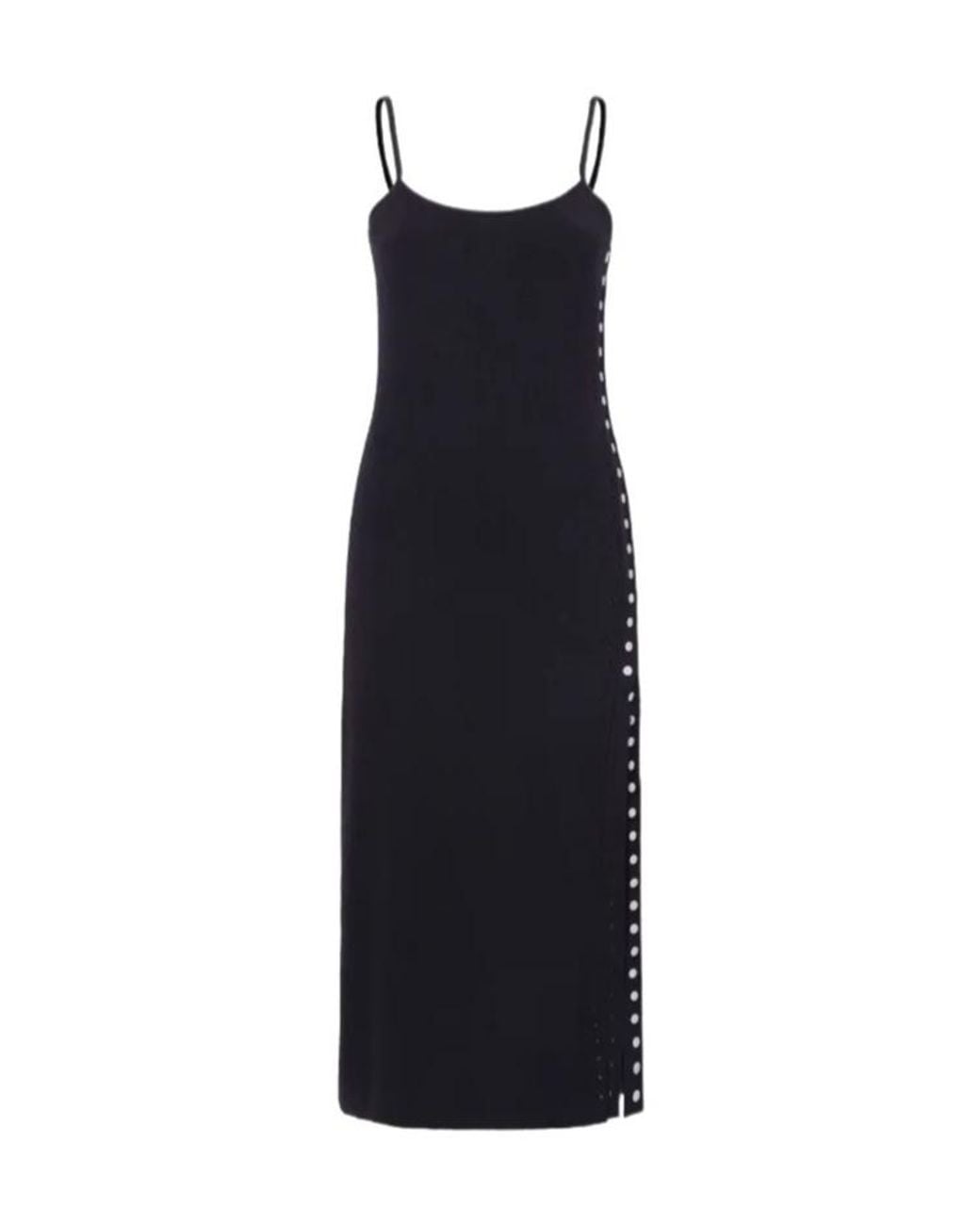 Proenza Schouler Blue Mid-Length Lambskin Imitation Dress